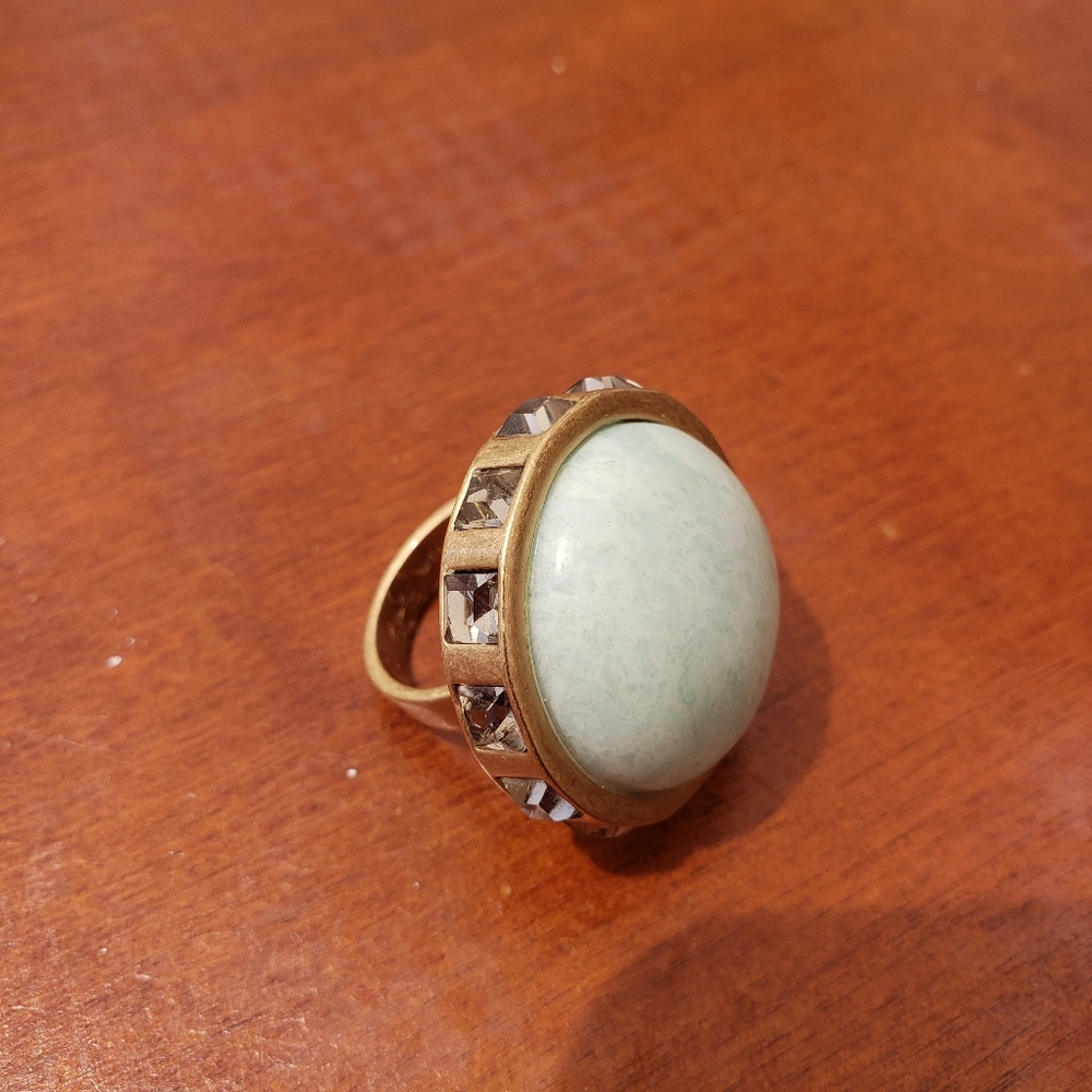 Lia Sophia blue / teal ring